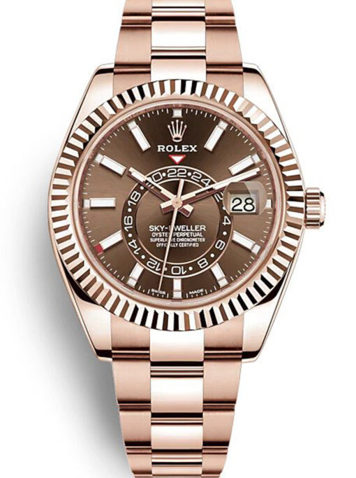 Rolex Sky-Dweller 42mm Chocolate Dial 326935 Super Clone