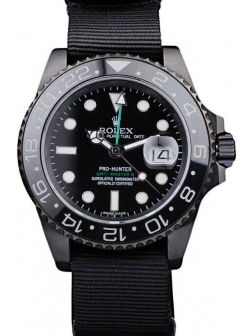 Rolex GMT-Master II 40mm Black Dial REP016827 Super Clone