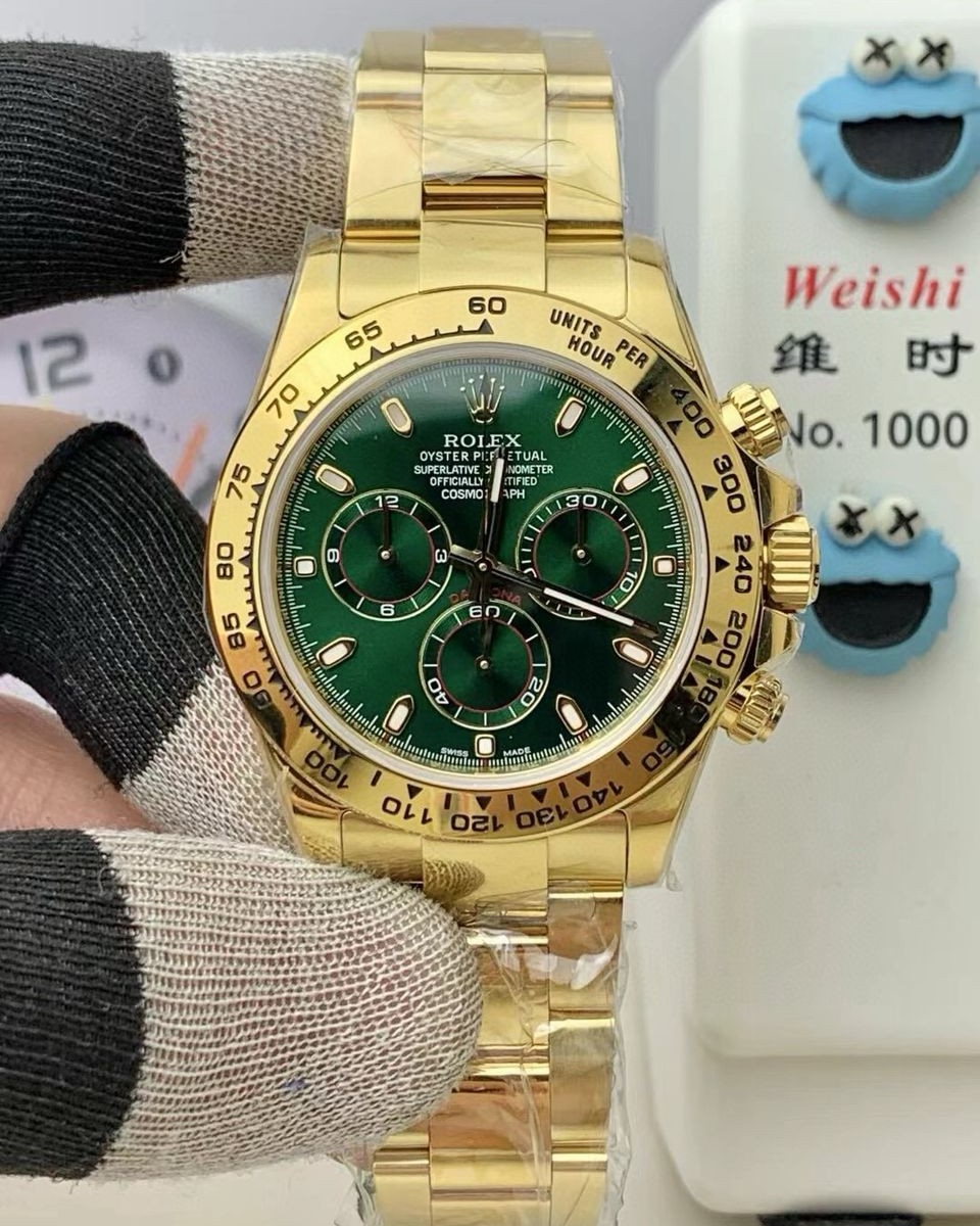 Rolex Daytona Super Clone 116508 Green Dial 40mm